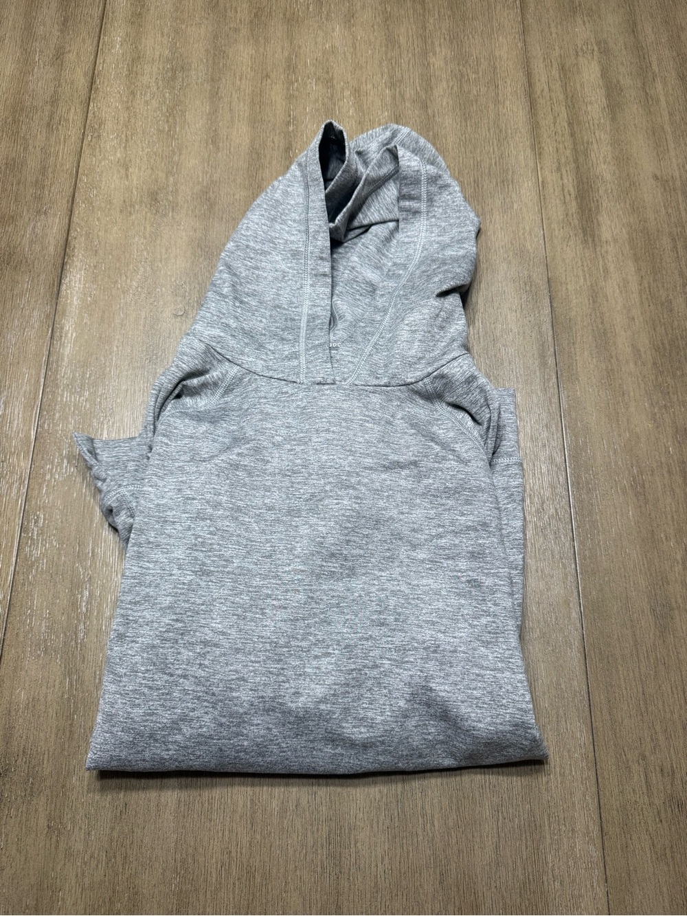 aerie Heather Gray Hooded Pullover Sweatshirt